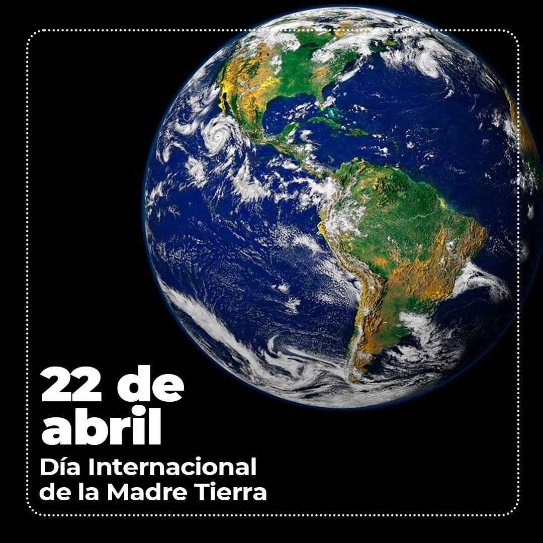 El Día Mundial de la Tierra nos convoca a la responsabilidad colectiva para contribuir con su preservación frente a los embates de la crisis climática mundial. ¡Cuidemos a nuestra Pachamama, único refugio de la humanidad y hogar de las futuras generaciones! #BloqueaElBloqueo