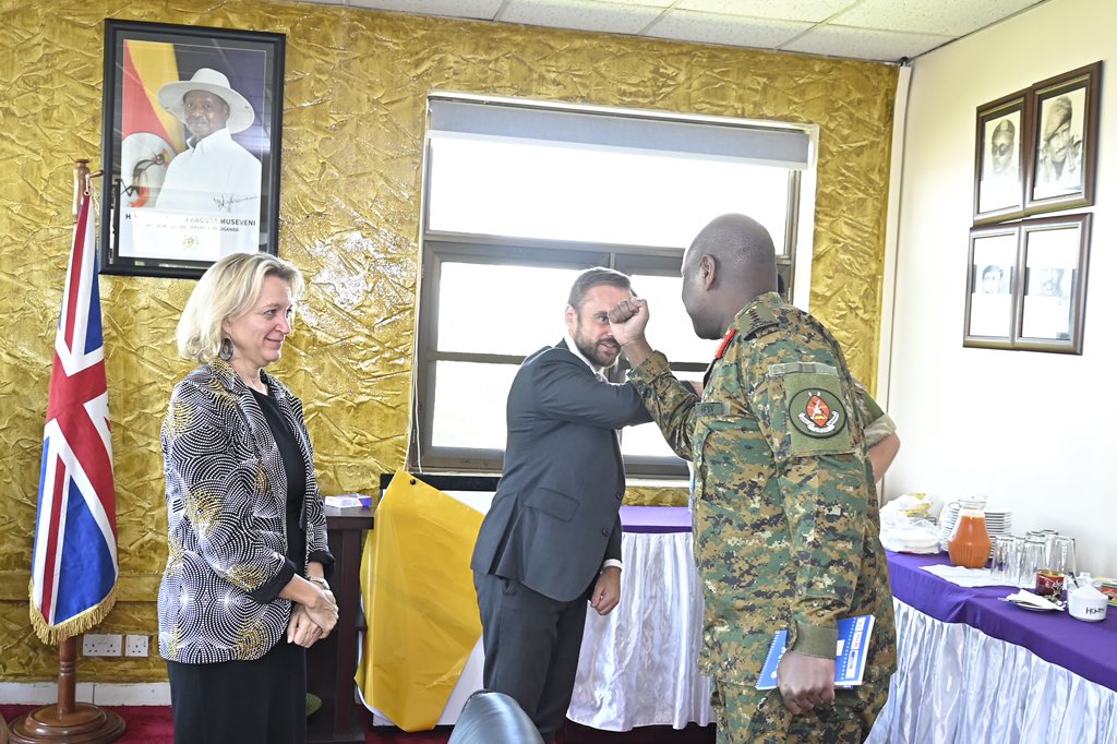 The message further noted that the Ugandan General ( Muhoozi Kainerugaba) who trained from UK’s Royal Military Academy in Sandhurst reaffirmed to them his desire to enhance the traditional warm relations between the UPDF and the British Armed Forces.