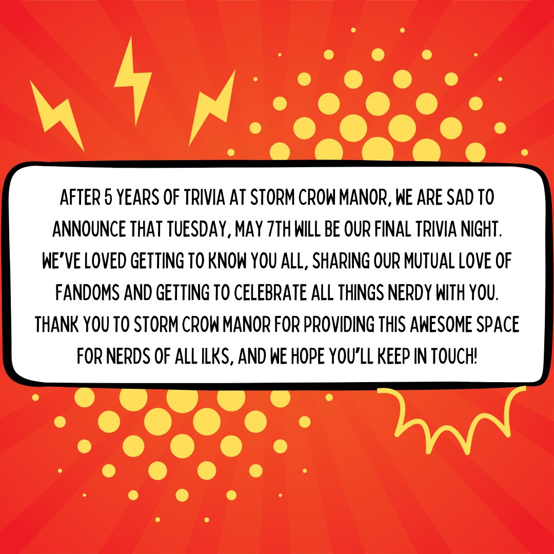 A little update for you all! Thank you <a href="/stormcrowmanor/">Storm Crow Manor 🏳️‍🌈</a> for the awesome 5 years!