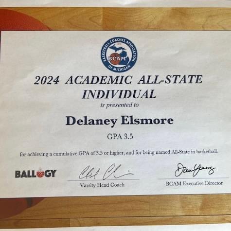 conklin_coach's tweet photo. Congratulations to Delaney Elsmore for achieving Academic All-State by BCAM. https://t.co/EE2DrTJaXk