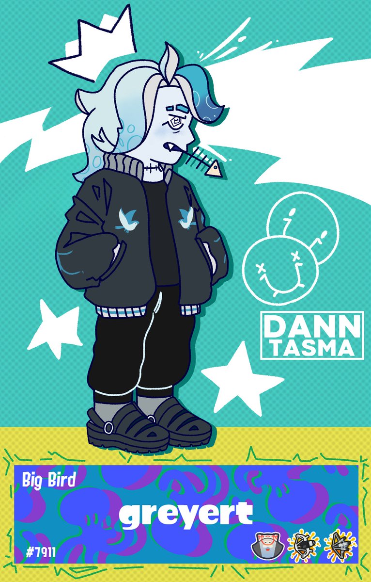 DannTasma's tweet photo. I drew @qreyert octoling, Mischief!
×
×
×
#splatoonart #splatoon3 #splatoon #octoling #splatfest #zombie #digitalartist #cute #blue #splatoonfanart #nintendo #springfest #bigman #reflux #tristringer #ArtistOnX #danntasma https://t.co/oGkF2mVBRe
