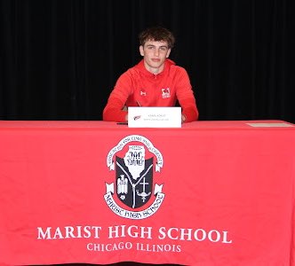 Congratulations to Kamil Kokot on his commitment to @football_ncc! Kamil was a Swiss Army Knife for the RedHawks. From starting in the defensive backfield, to returning kickoffs, to taking on kicking duties, Kamil truly did it all this year. No doubt Kamil’s wide skill set