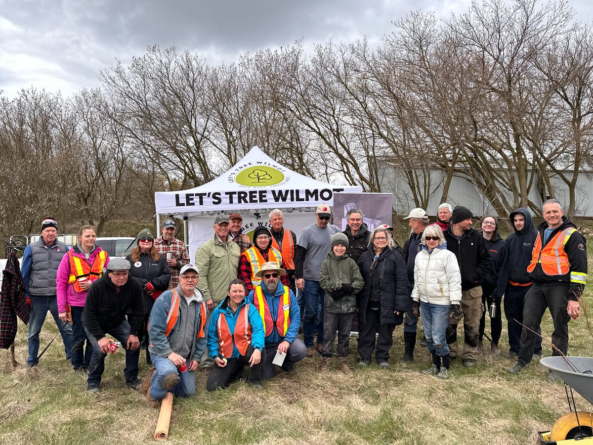 For 4 years, Let’s Tree Wilmot has been enhancing the trees and forest ecosystems in Wilmot Township. I was proud to join them again this past weekend ahead of #EarthDay today. It takes all of us to plant the seeds of a better future for generations of Canadians to come!