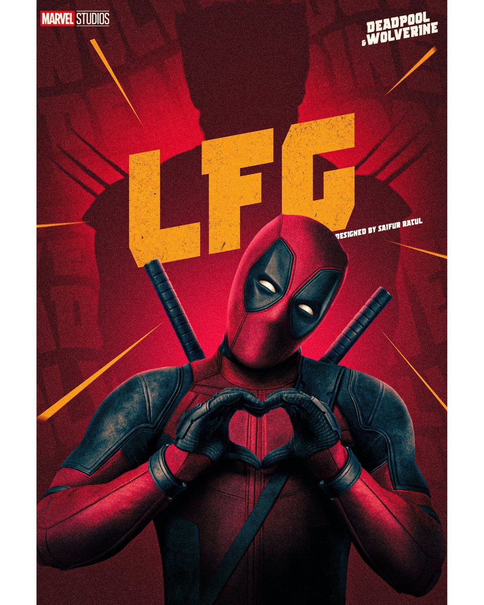 saifuratul's tweet photo. @Deadpool &amp; @itsthewolverine Poster Design! 
LET'S FUCKING GO!
@Marvel @MarvelStudios
@RealHughJackman @deadpoolmovie
#LFG #deadpoolandwolverine 
#posterdesign https://t.co/L663AbqKr9