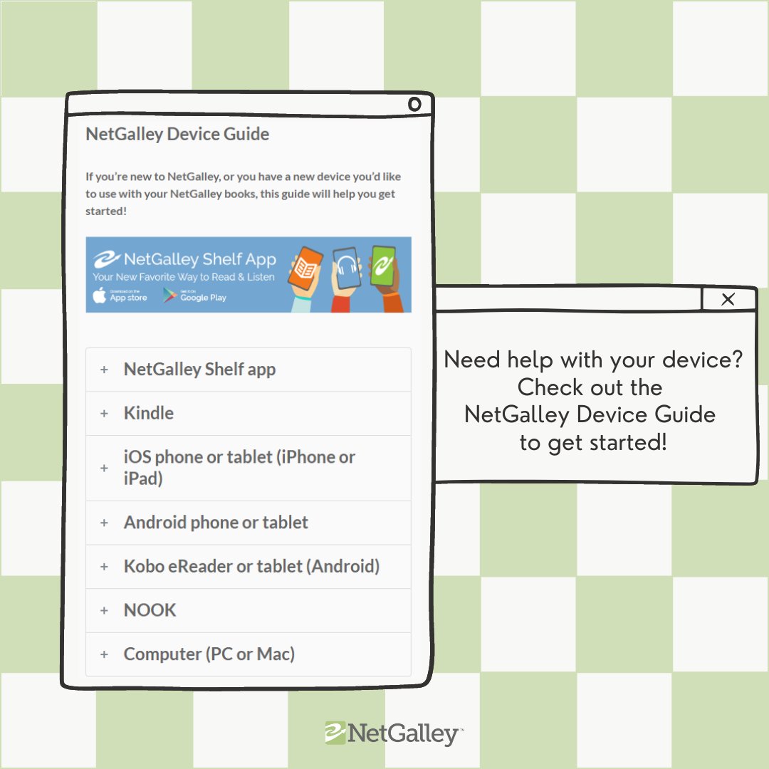 Which device do you use to read NetGalley books? If you’re new to #NetGalley, or you have a new device you’d like to use with your NetGalley books, the NetGalley Device Guide will help you get started: bit.ly/3OIh6BP #NetGalleyTip