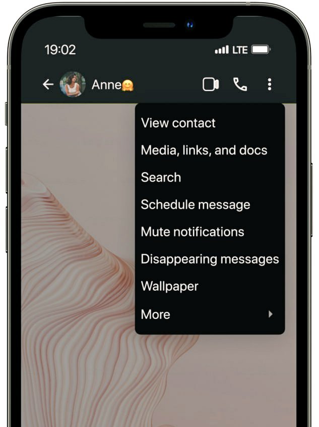 WhatsApp but you can schedule message.