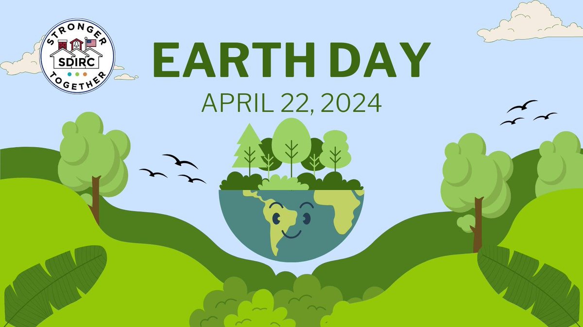 🌍 Happy Earth Day from the SDIRC! Today, we join millions around the globe in celebrating our planet and renewing our commitment to environmental stewardship. From recycling initiatives to outdoor education, we're proud to cultivate a culture of sustainability in our schools.