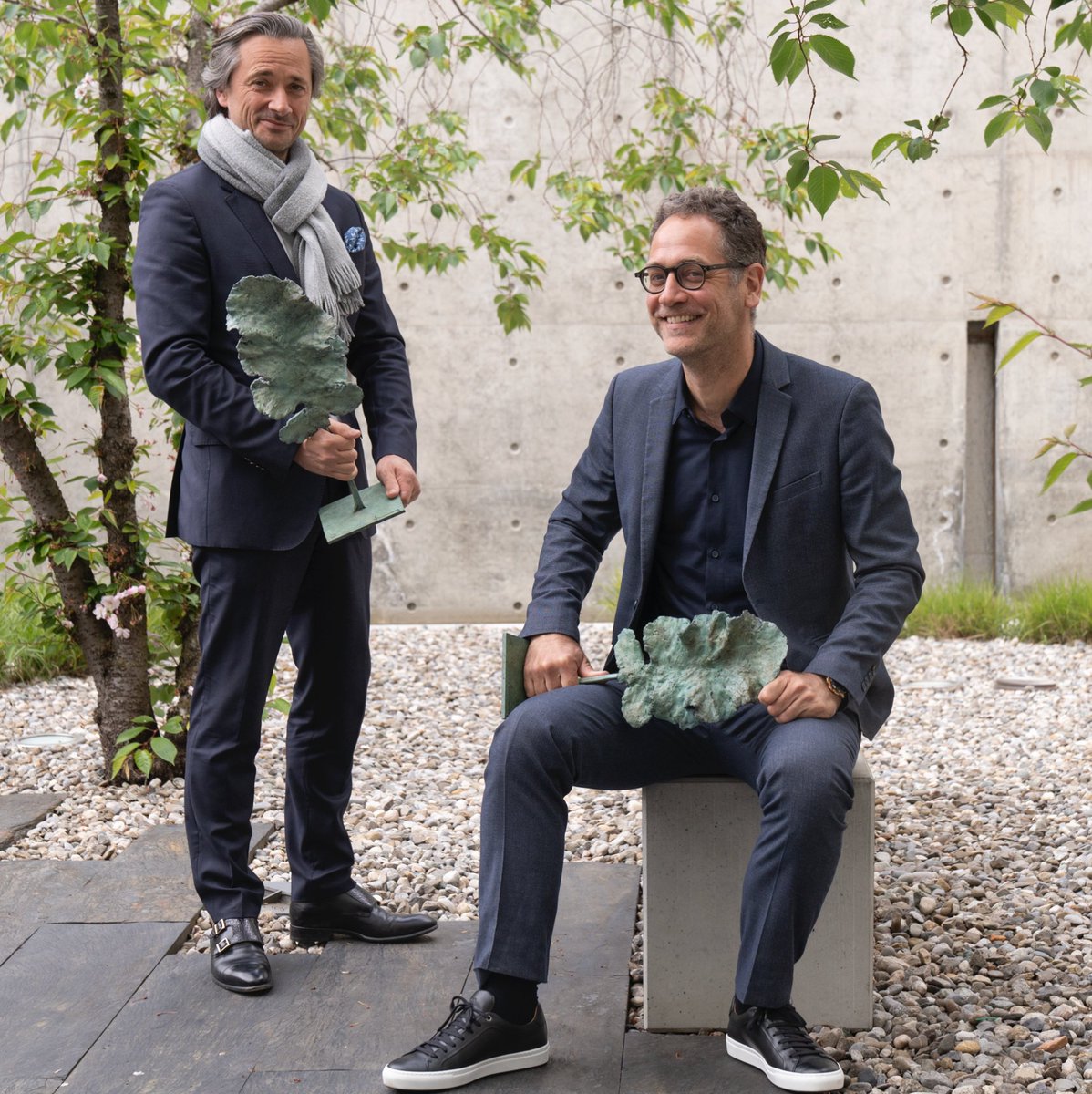 Ceremony for the Roger de Spoelberch prize: congratulations to the laureats @denisjabaudon (2023) and @gcourtine (2022)!!! fondation-roger-de-spoelberch.ch/en/roger-de-sp…