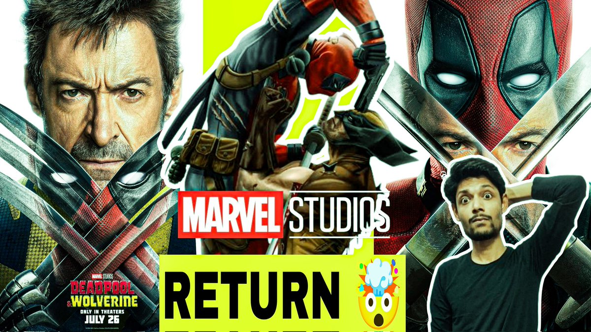 Click here 👇 And get all the #movies update and #Reaction #Video #DeadpoolWolverine
#HughJackman #MarvelStudios
#RyanReynolds #hollywood
youtu.be/P0iZ0WqQzkY