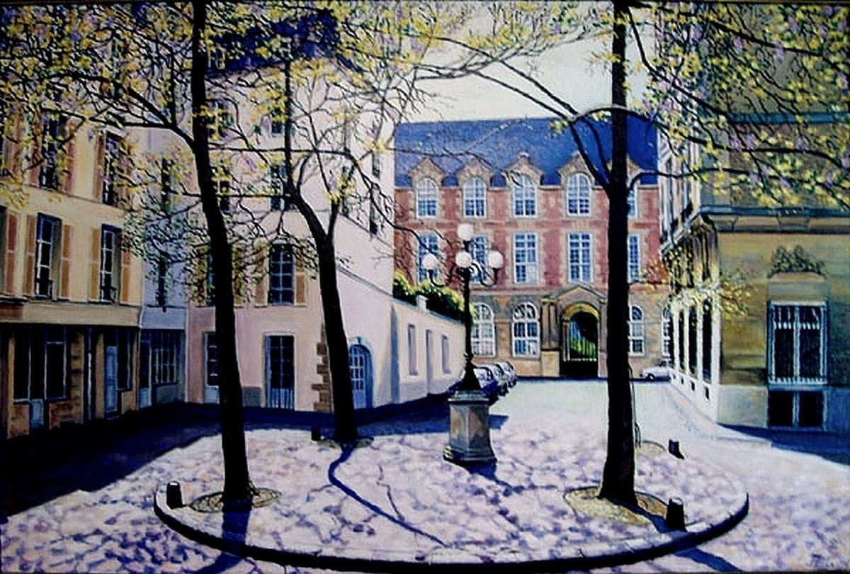 Yves Molac. Rue de Furstemberg Paris. Saint-Germain-des-Prés