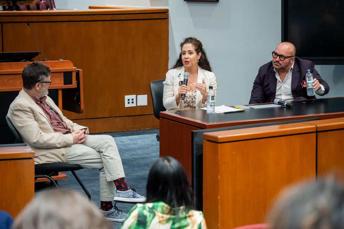 Last week, the Intellectual Property and Cyber Law Society organized an IP Palooza Discussion Panel. Moderated by Professor Ira Nathenson, the discussion delved into topics of generative AI originality and appropriating art law. #STUMiami #STULaw