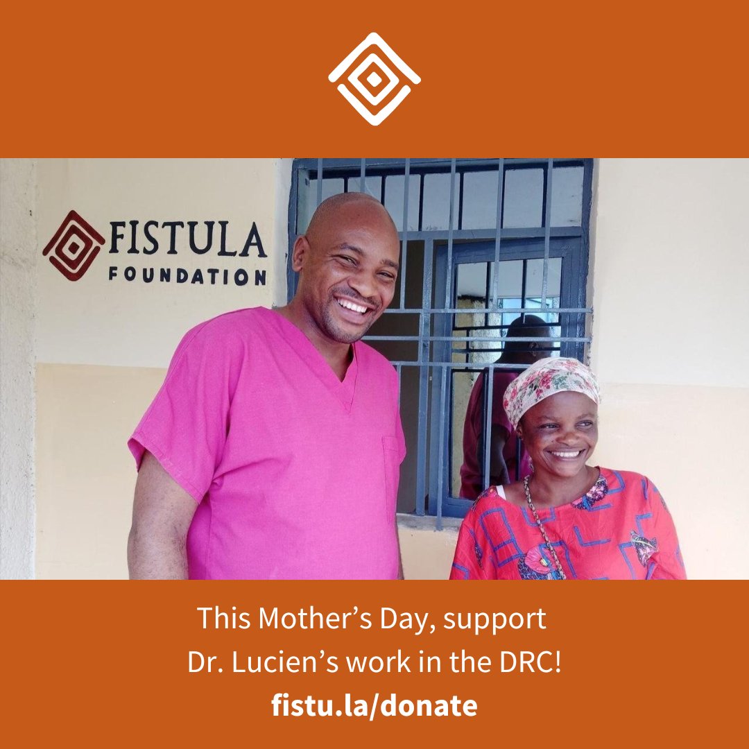 Dr. Lucien Wasingya Kasereka is one of our partner surgeons in the DRC. From now through #MothersDay you can support his work to provide free, life-transforming surgeries for women who live there. Gifts MATCHED, up to $200K. 👨‍⚕️ Will you help us? 👨‍⚕️ fistu.la/MD24