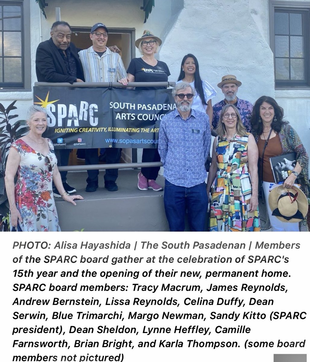 SPARC 15th Year Celebration Inaugurates New Permanent Home
Non-profit arts organization, South Pasadena Arts Council, celebrates 15 years of local arts enrichment and advocacy with a milestone move to a permanent home at the Fremont Centre Theatre building.