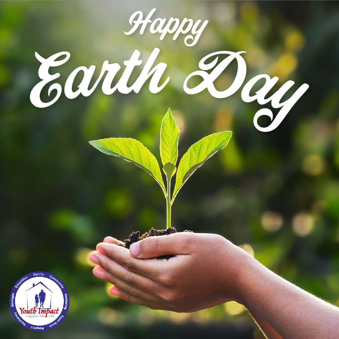 Happy Earth Day! Let's celebrate and protect this beautiful planet we call home. 🌎 It's up to each and every one of us to make a positive impact. ♻️ #EarthDay #NonProfit #ChampionsOfChange #ASafePlaceToBeAKid 385-899-2111 YouthImpactOgden.org