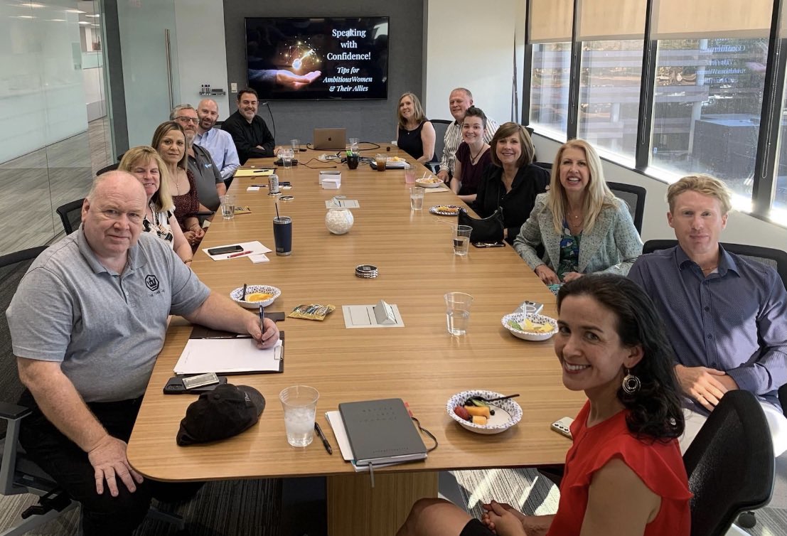 The April Firm Team meeting was a smashing success last night! The talented 🎤 Carla Howard 🎤 presented a class called Speaking with Confidence! Tips for Ambitious Women &amp; Their Allies. The takeaways were endless! 

Check out the Firm Team if you service the legal industry in AZ