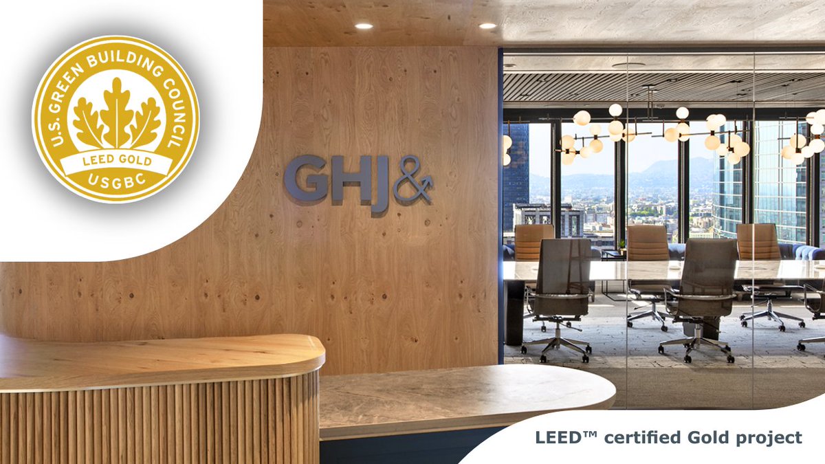 This #EarthDay, GHJ is proud to share that our office building in The Bloc LA is LEED Certified, a fact that reflects #TeamGHJ's ongoing commitment to environmental stewardship and sustainability. #YourHomeTeamAdvantage #LEEDCertified