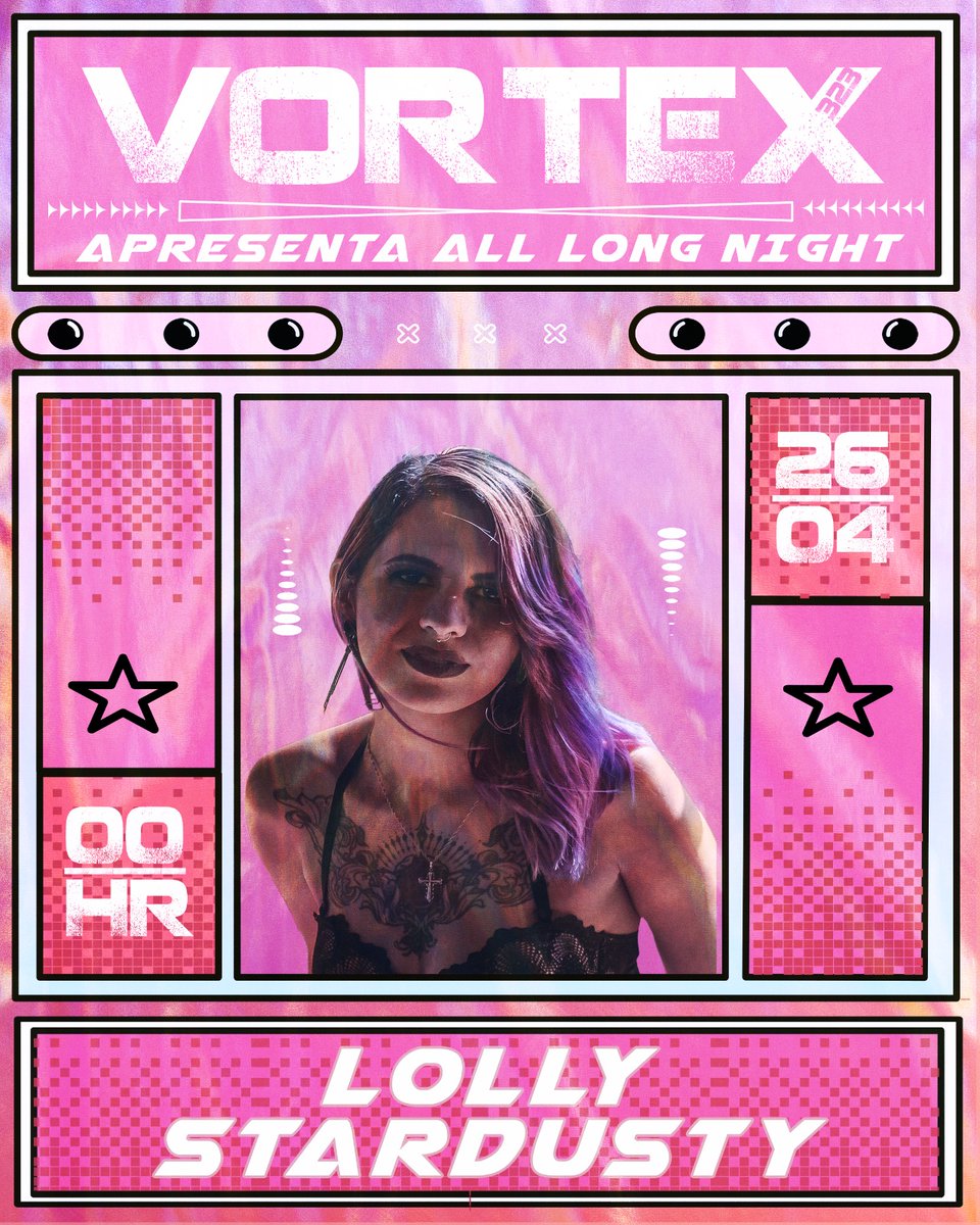 323Vortex's tweet image. Tá chegando o bday da mamy  26/04 sexta agora e vamos todes comemorar juntes em um all long night pra lá de especial vem com a gente
shotgun.live/events/vortex-…