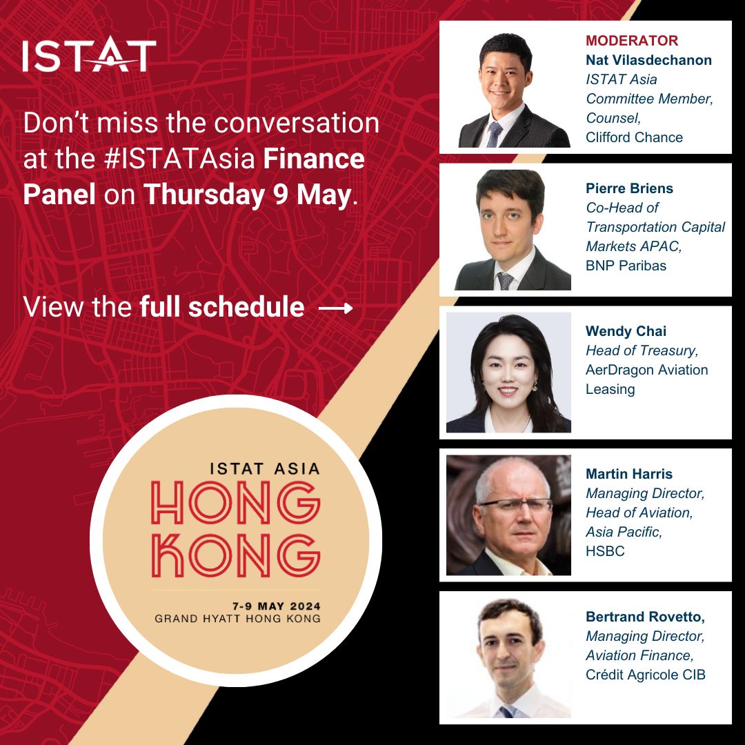Nat Vilasdechanon, Counsel at Clifford Chance, will moderate the popular Finance Panel at #ISTATAsia in Hong Kong, 7-9 May. You won't want to miss this discussion! View this year's speakers and full schedule online at connect.istat.org/Asia/Schedule