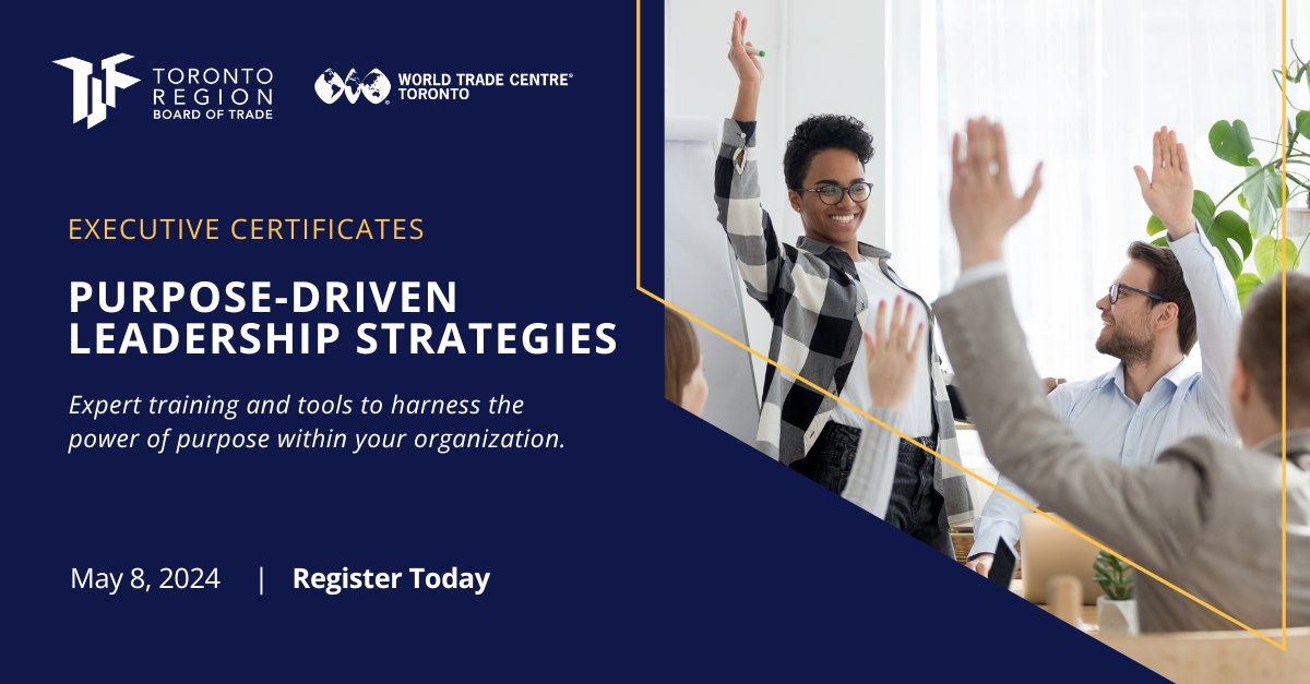 Unlock the power of purpose-driven leadership with our Executive Certificates workshop on May 8th! Join us to learn strategies for success in today's dynamic business landscape. 

Register now: bot.com/Events/Executi…
