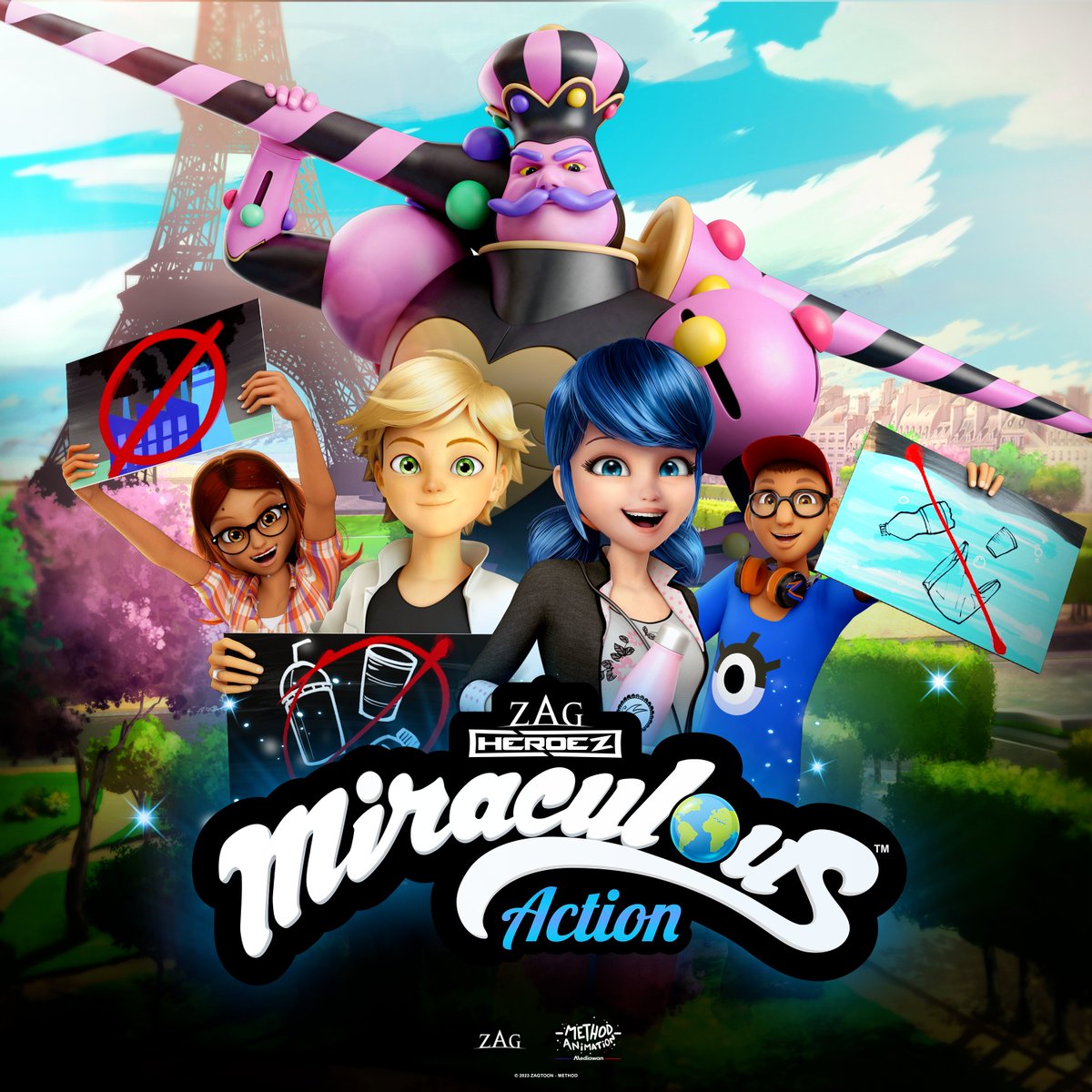 BeMiraculousLB's tweet photo. Happy Earth Day! 🌎 Celebrate by learning how YOU can make a difference! ♻️ Watch the Miraculous: Action special and check out the Plastic Changemakers Program for ideas and resources to be a real-life hero for our planet!
🔗https://t.co/DsAjepoKwc
#miraculousaction #earthday https://t.co/BiHzFjEQaU