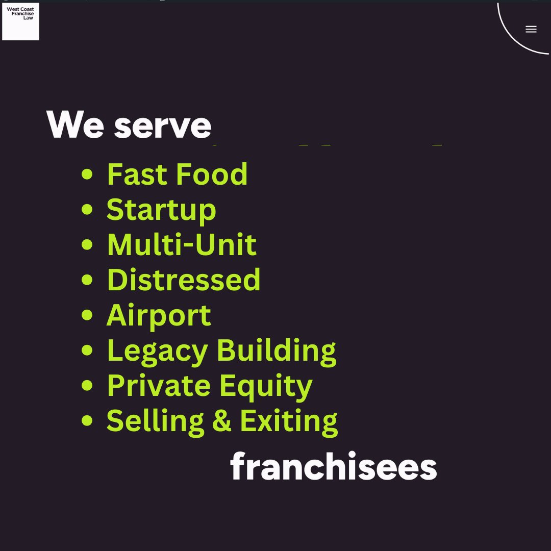 WestCoastFranch's tweet photo. The franchise industry is a fast-paced, ever-shifting landscape. 
We'll help keep your business operating seamlessly.

📞Do you have questions about franchising?
Contact Franchise Law Attorney Nate Riordan today
206-903-0401 https://t.co/bt2be3xpjh
