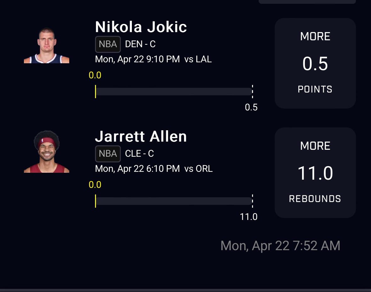 FullFadeProps's tweet photo. Still need a pair for your Jokic free square tonight? Here you go!

https://t.co/SxxmeYqbsk

#nba #nbaprizepicks #nbapicks #gamblingX #gamblingtwitter  #prizepicks https://t.co/HXUSFMF61i
