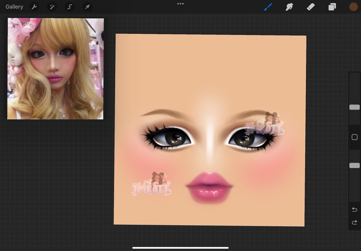 IImKatt_'s tweet image. 🌺 Gyaru face commission for @.ArjnGl 🌺

#ROBLOX #robloxart #robloxfashion #ugccommunity