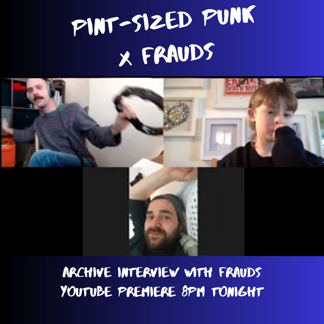 I've got the old Frauds interview from the archives coming out on YouTube tonight. One of my favourites personally. Check it out at 8pm. Here's the link youtu.be/fQEugc4ARrM?si…