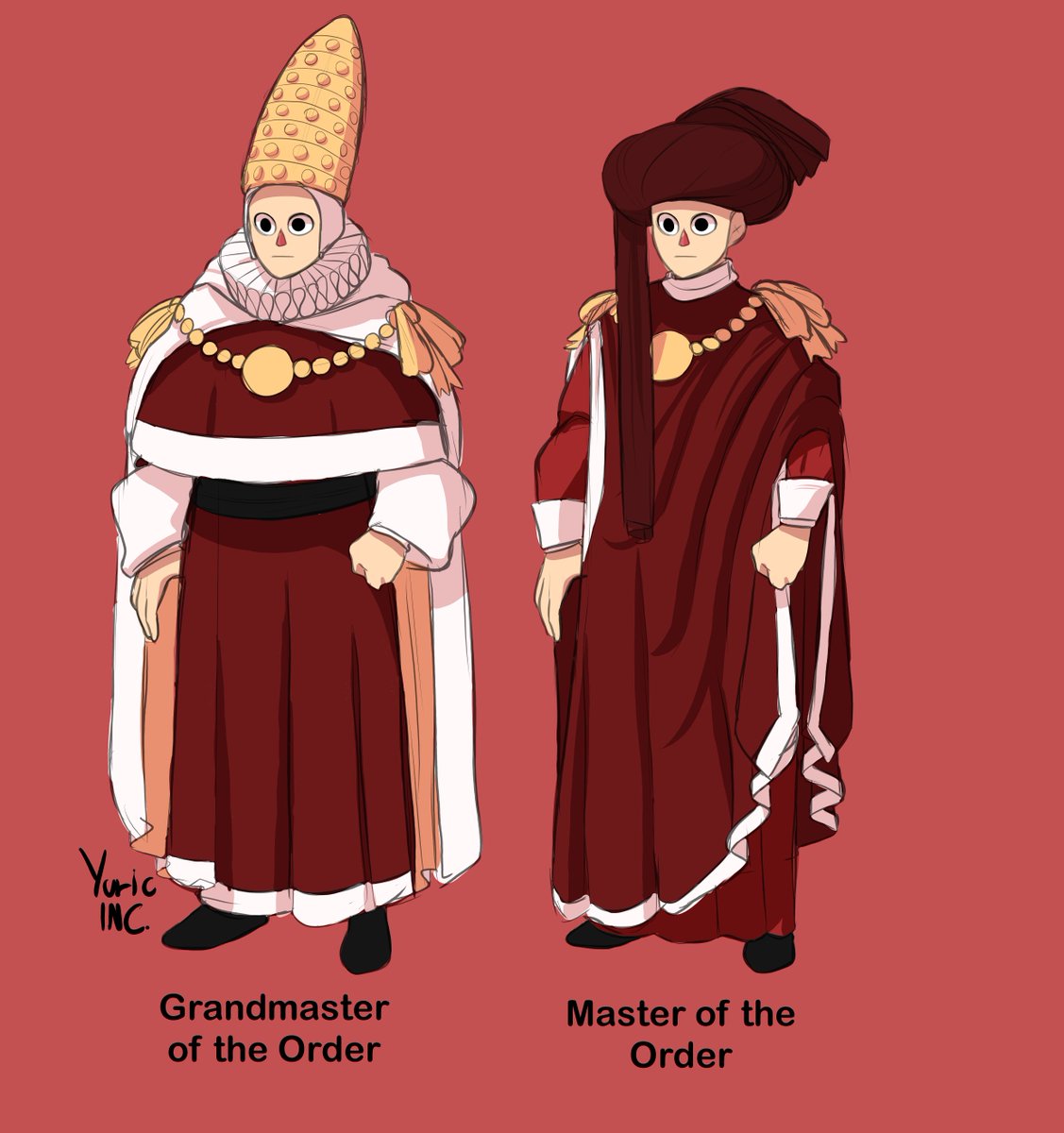 Some outfit designs for some Wizards