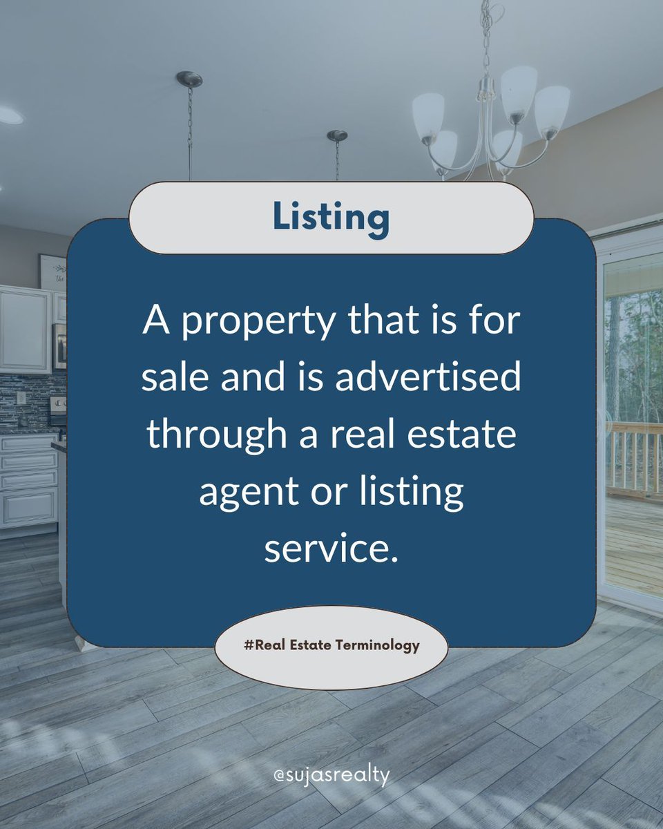 sujasrealty's tweet photo. #Listings play a crucial role in the real estate market by connecting sellers with potential buyers, facilitating transactions, and creating opportunities for successful outcomes for all parties involved.π€
#homelisting #realestatelisting #bayarearealestate #bayarearealtor https://t.co/42bLGrRikf
