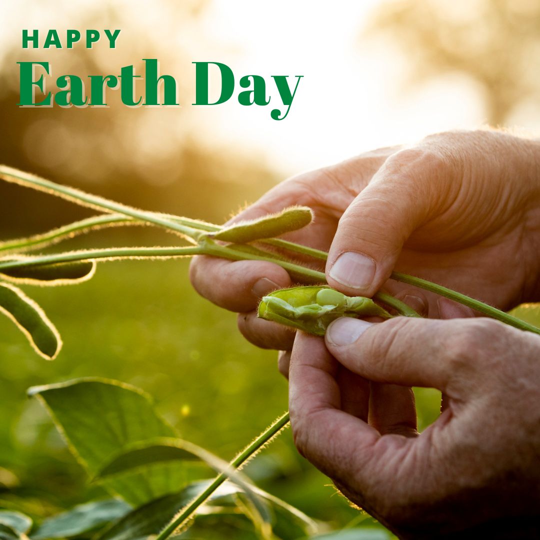 On Earth Day we recognize and celebrate the state’s soybean growers as they continue to care for the land and natural resources by maintaining sustainable farming practices. #EarthDay #agriculture