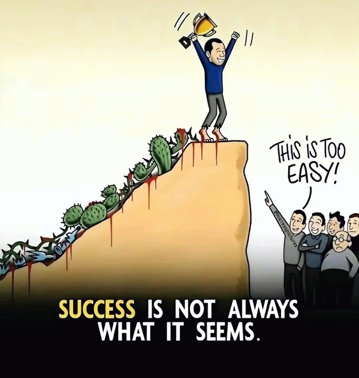 Success is not always what it seems!