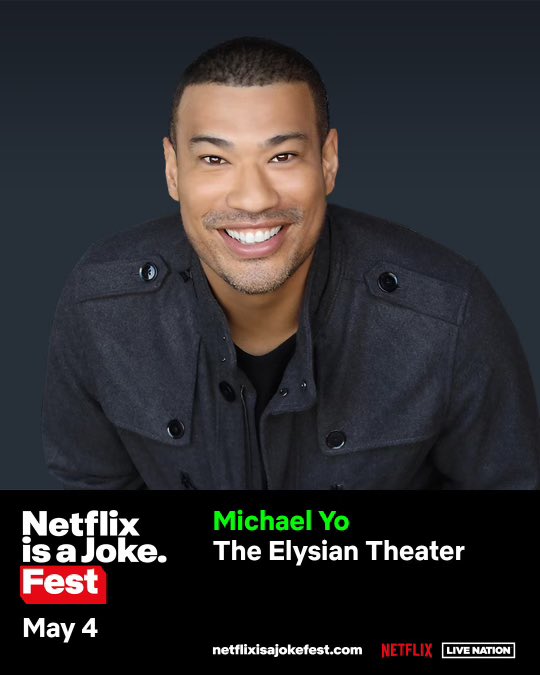 Fan favorite @michaelyo is back on today’s show! Catch Michael at the Netflix is a Joke Festival in Los Angeles on May 4th at the @ElysianTheater 😃 He’s one of our absolute favorites! Tickets here 🎟️ elysiantheater.com/shows/niajmich…