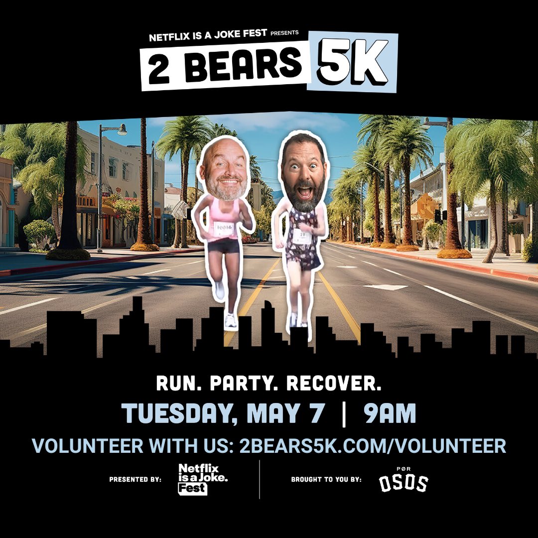 Want to volunteer at the #5KbyMay? Earn a free 5K, entry to the party, or a free @SpartanRace! Go to 2bears5k.com/volunteer to sign up!