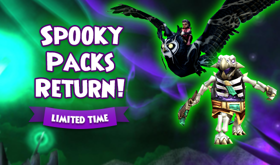 Nightmares beware! 🎃 The Harrowing Nightmare Pack, Pirate Nightmare Pack, and Gloomthorn Nightmare Pack are back in the Crown Shop! Don't miss out, these packs will disappear on 4/30! wizard101.com/game/eerie-apr… #Wizard101