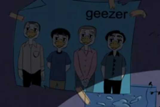 VelvetWonder's tweet photo. I'm crying Weezer exists in the DuckTales universe and it's name is Geezer😭 https://t.co/LTwiRkv0jr
