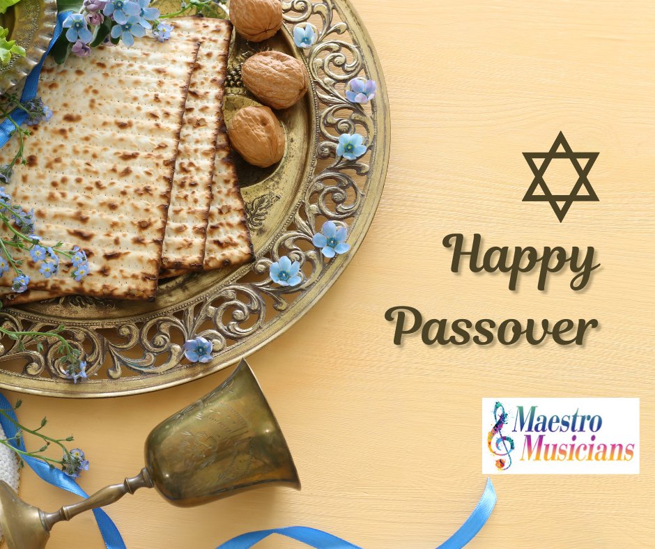 music2culture's tweet image. From all of us at Maestro Musicians, Chag Pesach Sameach! May your Passover be filled with love, laughter, and the blessings of freedom. 🌟🍷✨

#Passover #ChagPesachSameach #MaestroMusicians #Celebration #Unity #Blessings