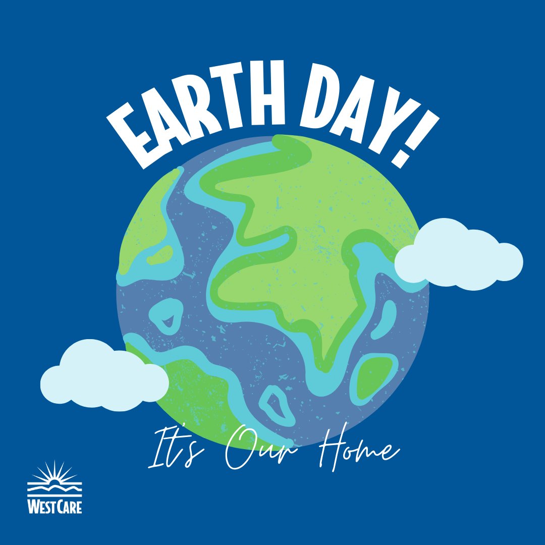 Happy Earth Day! Let's celebrate the beauty of our planet by embracing simple actions that support its health. Join us in acknowledging the importance of environmental consciousness. Together, we can appreciate and care for our home. #EarthDay #EartDay2024 #WeareWestCare