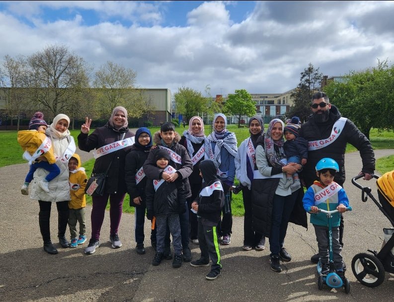 Some families gathered together for the Walk for Gaza, raising funds for Who is Hussain #GiveGaza campaign. With £7027.88 raised, they’re close to their £10,000 goal, but they need your help to cross the finish line. Donate: whoishussain.org/blogs/