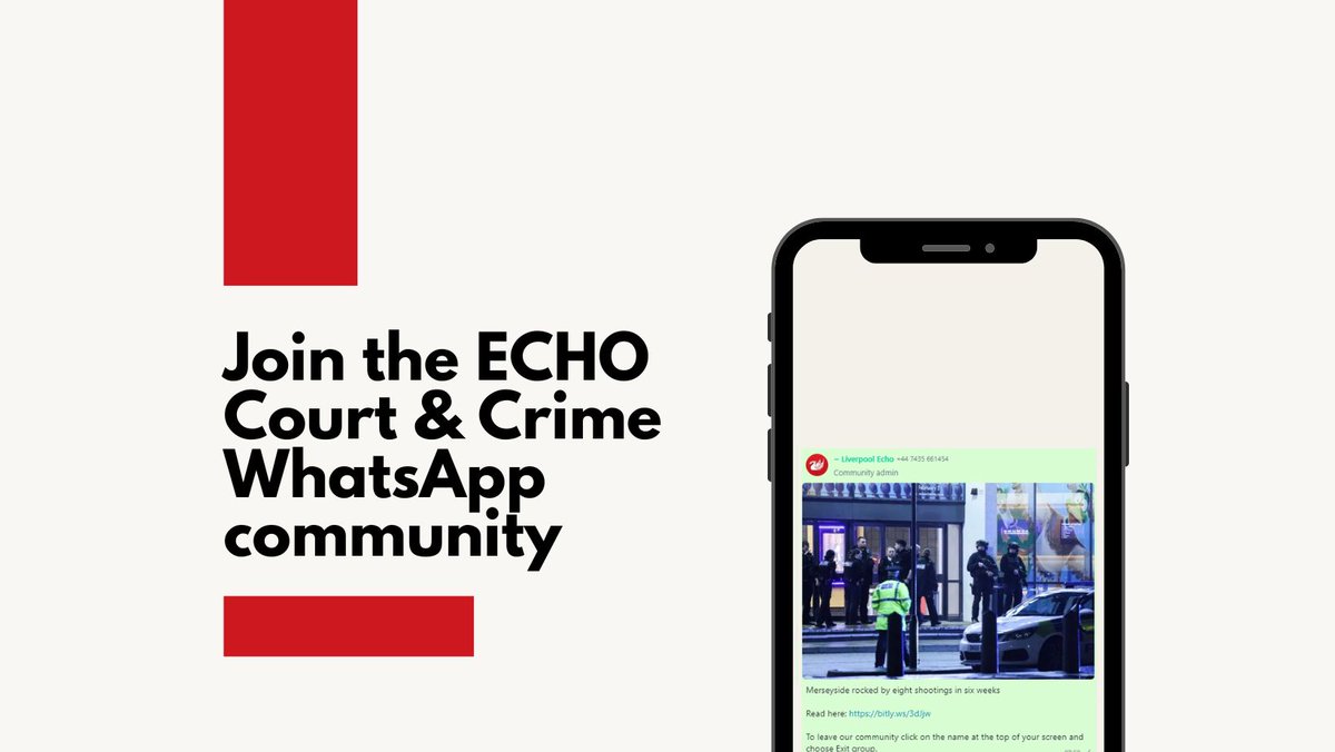 Join the Liverpool ECHO Court and Crime WhatsApp community. Click here to join: chat.whatsapp.com/FCY5nNcaT0uFQ8… Members of the WhatsApp community receive the latest crime news and updates from court cases across the region.