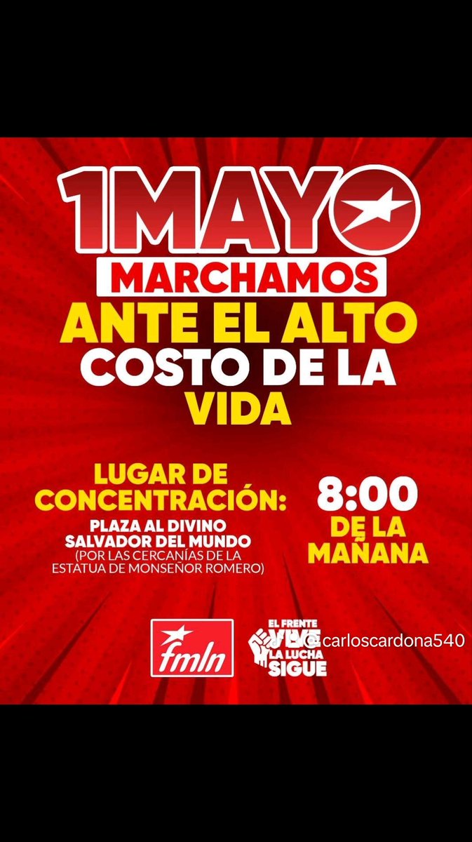 #FMLN
#FrenteInterContinentaldelFMLN
#CaminemosJuntos