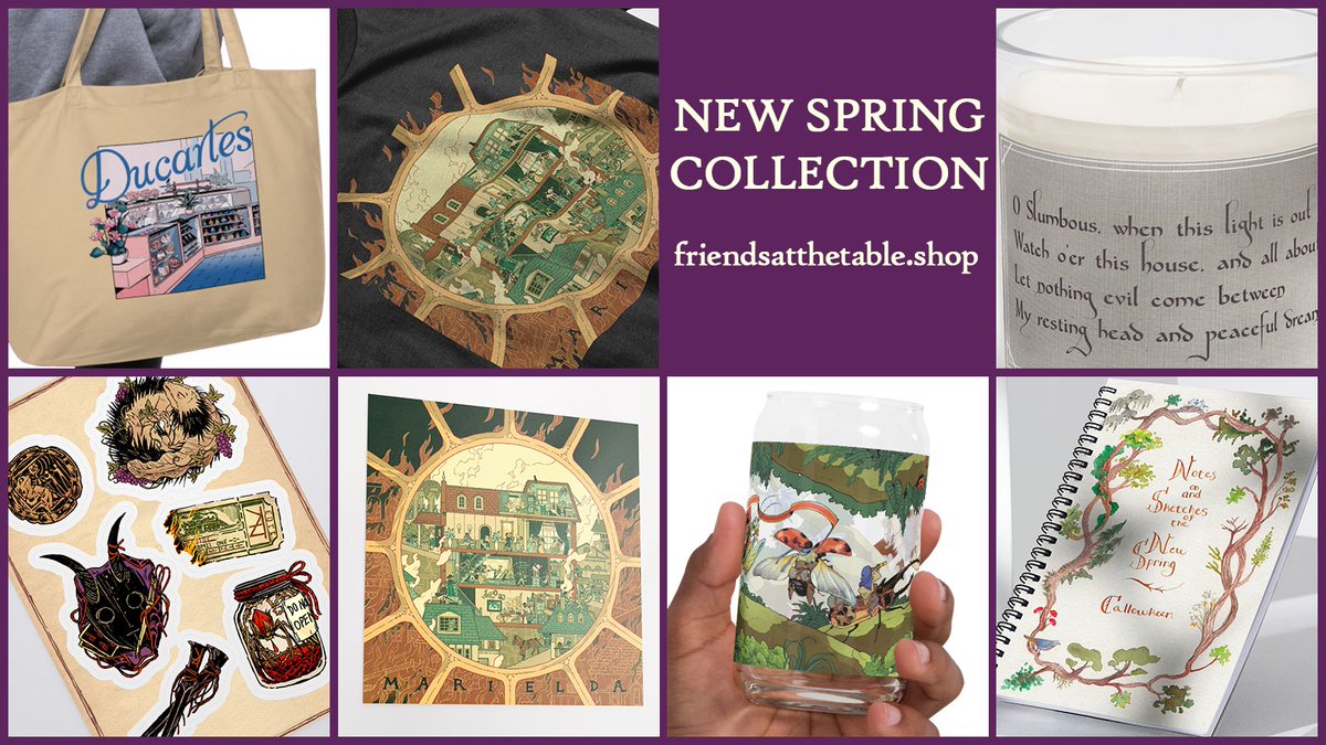 Hieron and Sangfielle fans rejoice! We added new merch just for you over at friendsatthetable.shop! 💘