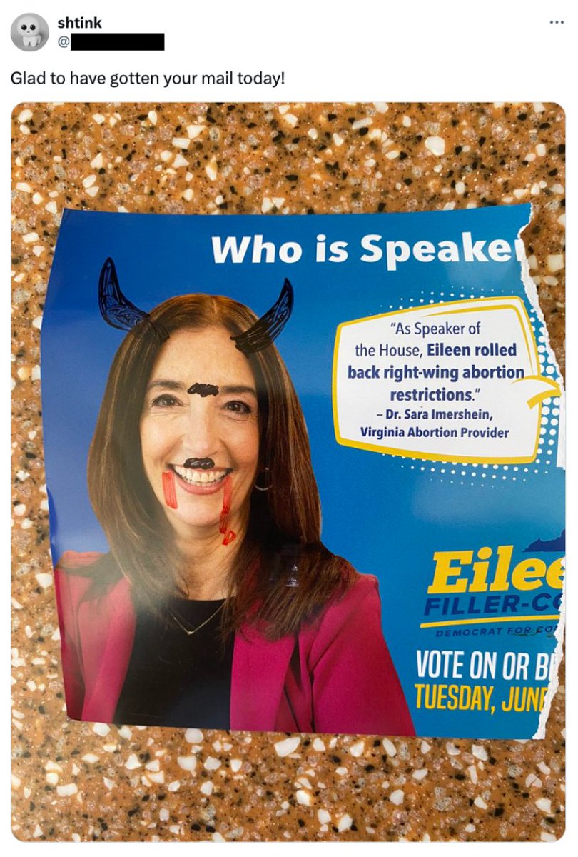 I'm no stranger to antisemitism – I was proud to be VA's first Jewish Speaker of the House. Antisemitic attacks like this horrific post have no place in our politics. At Seder tonight, I will pray for a world free from all kinds of hate. Fight back → secure.actblue.com/donate/social-…