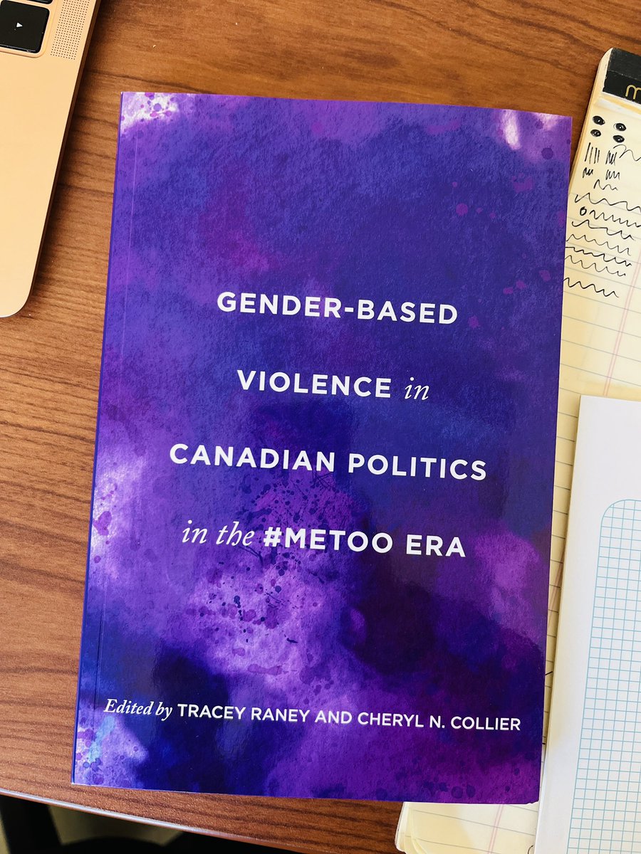 A welcome delivery! Congrats @tracey_raney and @profcncollier Thanks again for inviting me to contribute. This important volume tackles a formidable impediment to women’s equal political power. I long for a time when my research expertise becomes obsolete.