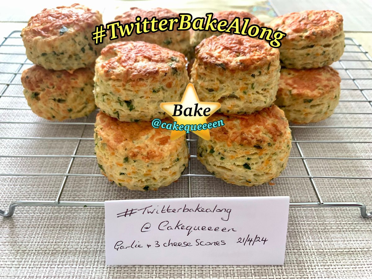 What a fabulous array of scones we had for our #twitterbakealong challenge so thank you all very much❤️but  there can only be one ⭐️ baker and that was @cakequeeeen congratulations 🥳🥳🥳