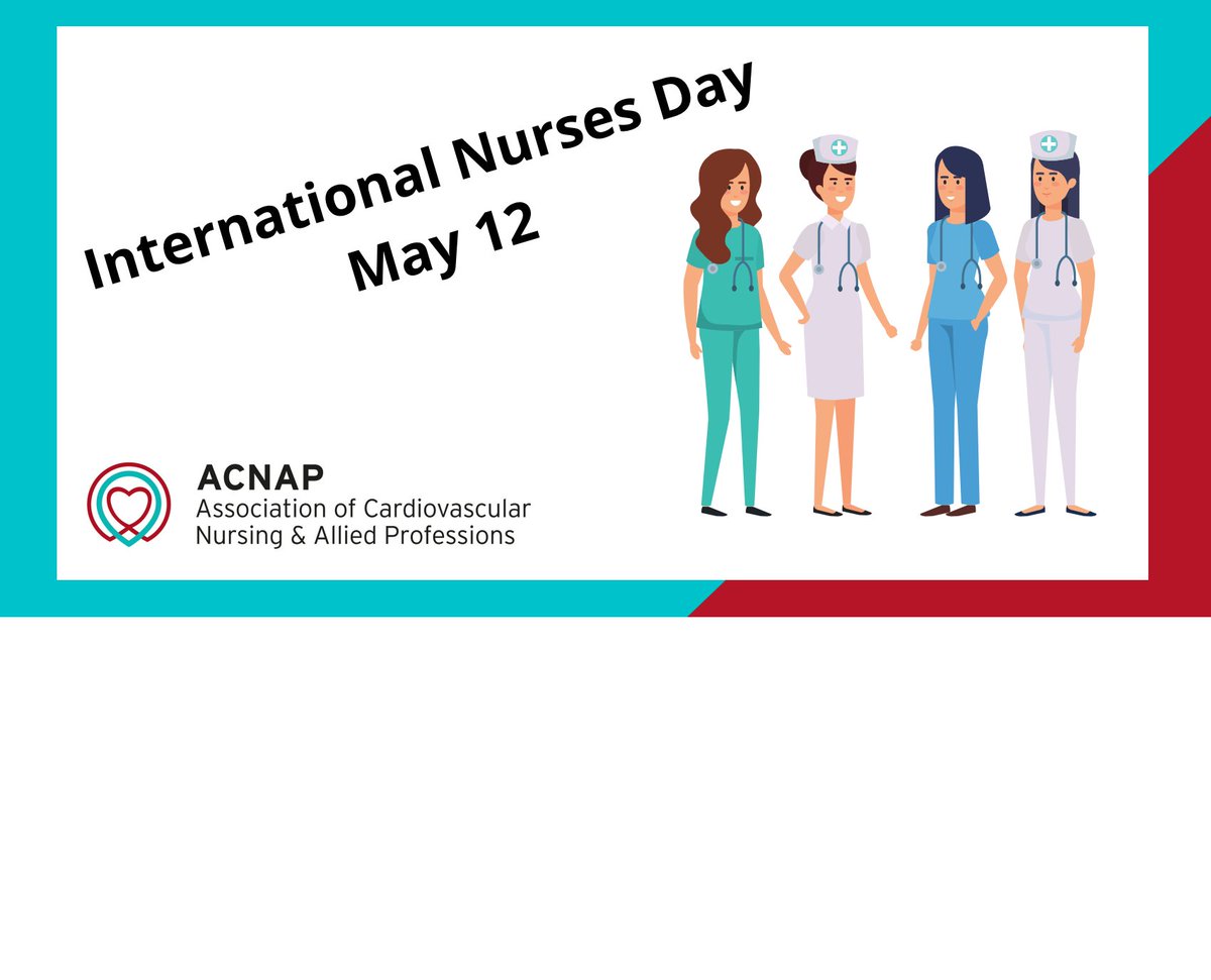 Countdown... On #InternationalNursesDay, May 12, we honor the incredible contributions of CVD nurses and allied professionals who work tirelessly to promote 🩷health and provide compassionate care to patients. Your dedication is truly inspiring! #NursesDay #ACNAP