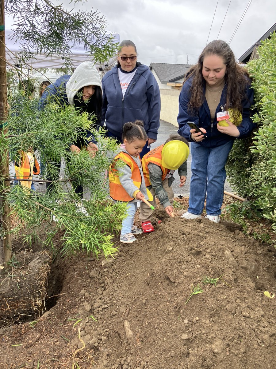 Today is Earth Day! 🌲🌎 The kiddos from our Child Development Center in #Montclair used their green thumbs and worked together to plant a tree. Swipe to see the gardening in action! Learn more about Easterseals Children's Services on our website: bit.ly/4bF4mFJ. 🔗