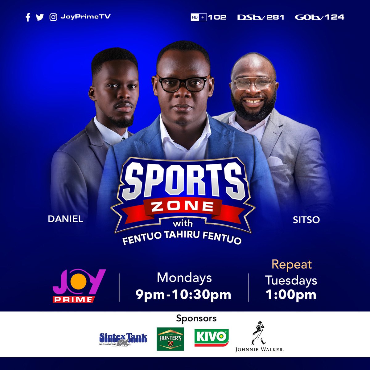 Somebody say the new graphic dey look some prophetic all night service promo with General Overseer and two visiting Pastors😂😂  😅 #SportsZone