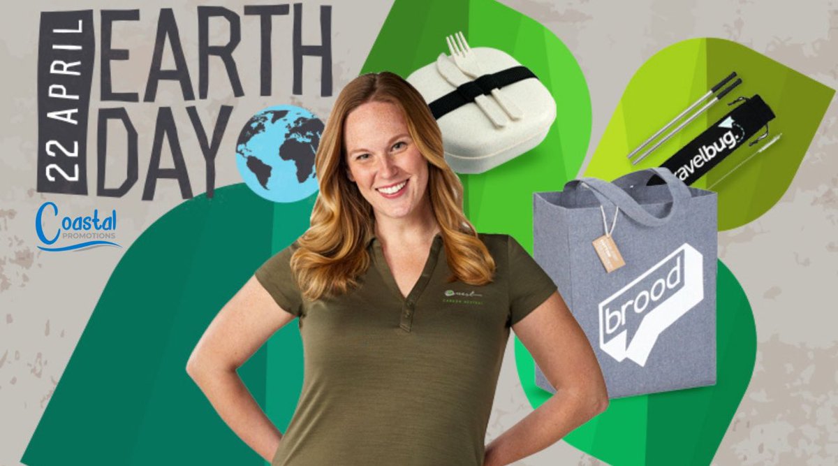 Today is #EarthDay!  What is your #business doing to show you care for our planet?  Coastal Promotions has the #promotionalproducts industry's best selection of #ecoproducts! #ContactUs today for a #quote with your #logo. 
.
.
#ecofriendly #yourlogohere #earthday2024 #ecopromo