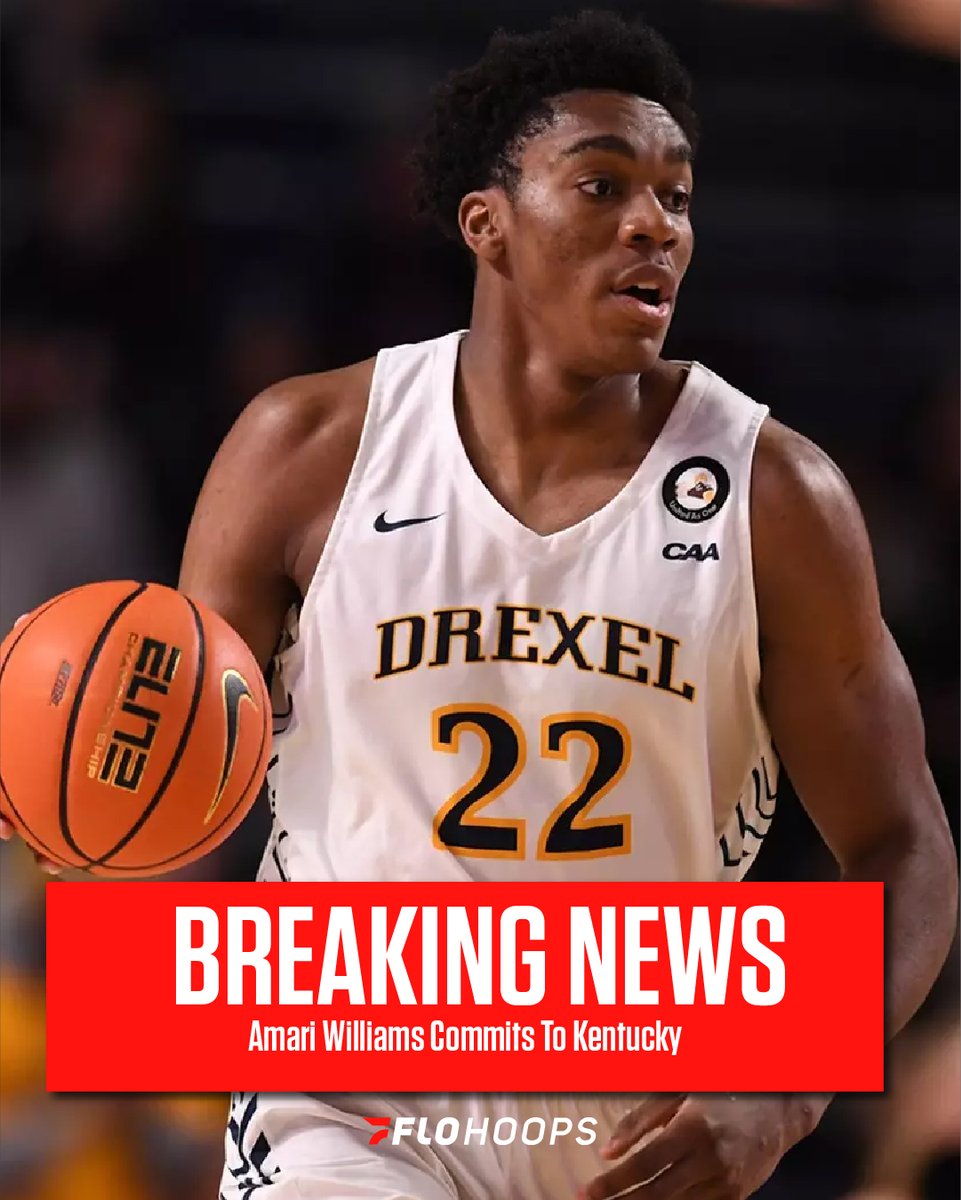 Three-time CAA Defensive Player of the Year, Amari Williams has committed to the University of Kentucky. Williams led the CAA in blocked shots averaging 1.81 per game. The 6'10 forward averaged 12.3 points per game and 7.8 rebounds this season for Drexel.